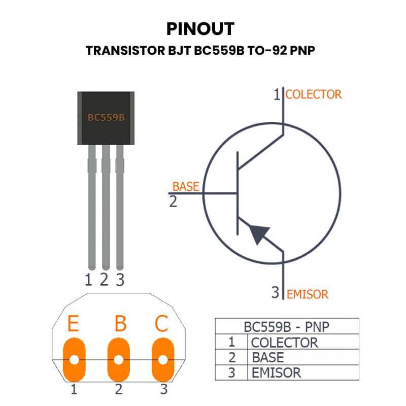 BC559 BC559B (5ชิ้น) Transistor PNP | Shopee Thailand