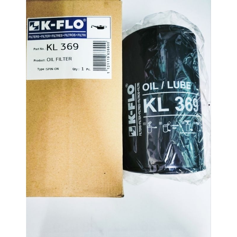 กรองน้ำมันเครื่องยี่ห้อ kflo KL369 | Shopee Thailand