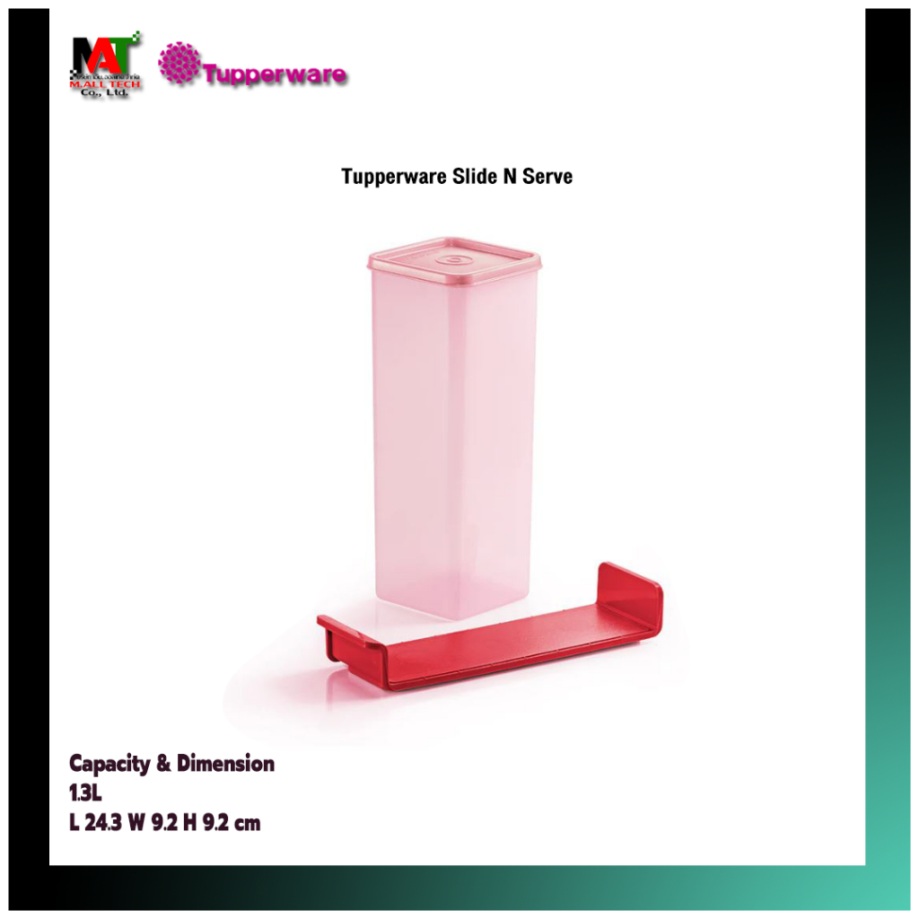 กล่องใส่ขนมปัง Tupperware รุ่น Slide N Serve ราคาต่อ 1กล่อง | Shopee ...