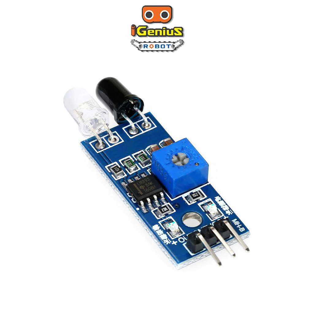 เซ็นเซอร์อินฟราเรด IR หุ่นยนต์ วิ่งตามเส้น Infrared Sensor Robot ...