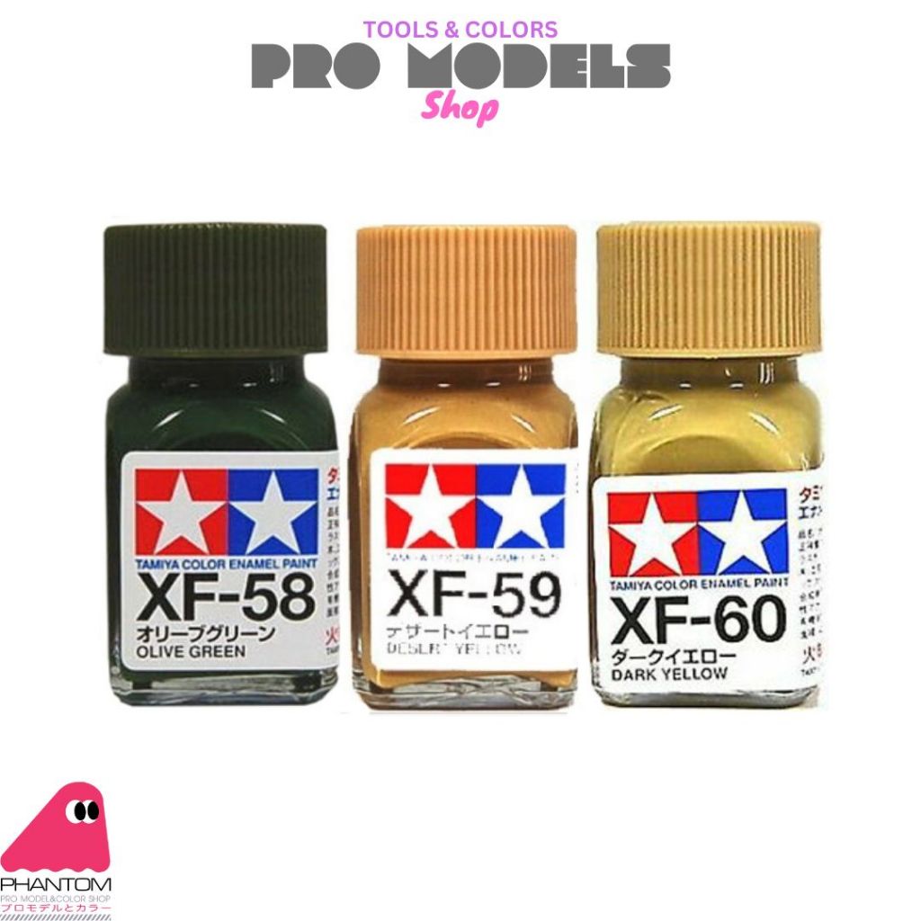 TAMIYA XF58 XF59 XF60 สีสูตรน้ำมัน ชนิดสีด้าน Enamel 10 ml | Shopee ...