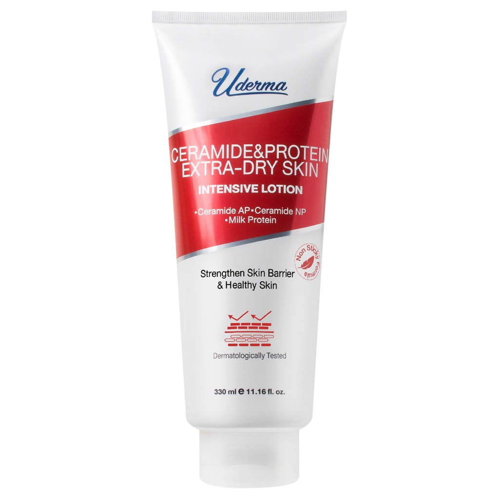 UDERMA - Ceramide&Protein Extra-Dry skin Intensive Lotion (330ml.) ยู ...