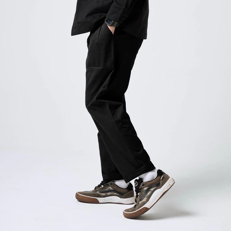 UPPERGOD กางเกงขายาว Pants Camping V.2 มีเข็มขัดล้อค และห่วงห้อยกุญแจ ผ้าหนานุ่ม อย่างดี สีดำ สีเขียวขี้ม้า สีน้ำตาล https://wayoza.com