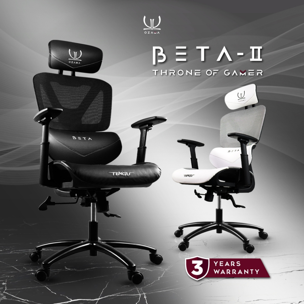 ♚OZAMAรุ่น BETA II เก้าอี้สุขภาพแบบเก้าอี้เกมมิ่งตามหลัก Ergonomics ...
