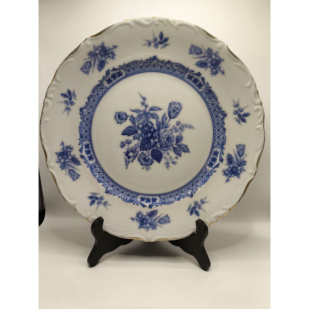 Rosary YAMATO JAPAN Fine China 1868 Cake Plate/ Dinner Plate