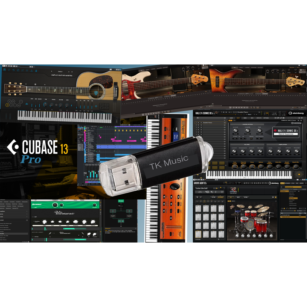 ทำเพลงแบบมืออาชึพด้วย Cubase 13 พร้อมชุดปลั๊กอินของคนทำเพลง (ดูใน ...