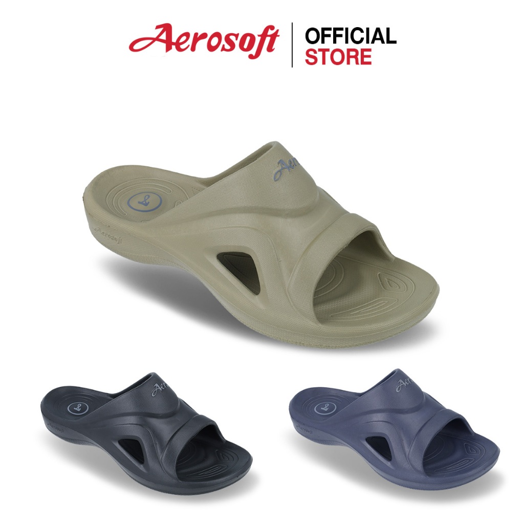 Aerosoft (แอโร่ซอฟ) รองเท้าแตะ แบบสวม ผู้ชาย รุ่น M9550