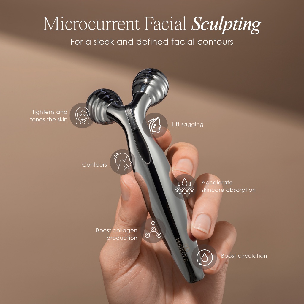 Project E Beauty VORA | ลูกกลิ้งบำรุงผิวหน้าสูตรอ่อนโยน Microcurrent ...