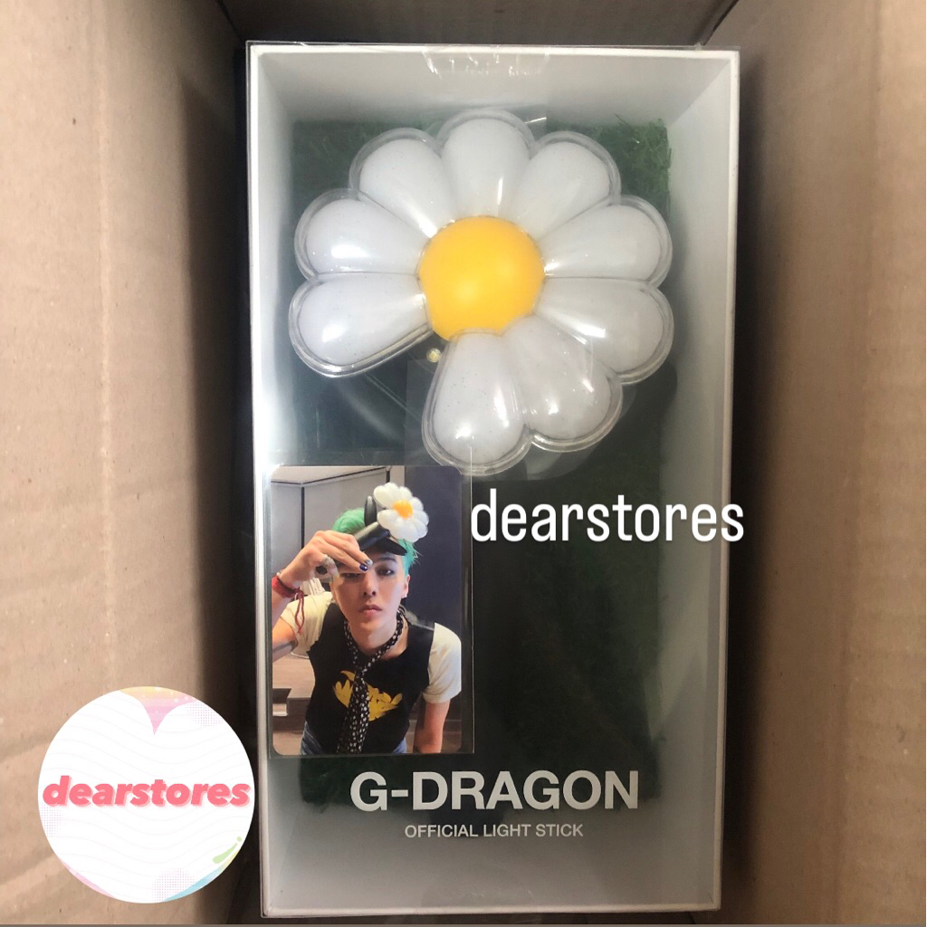 👉🏻 พร้อมส่ง/แท้💯 แท่งไฟ GD (G dragon) การ์ด ถุงใส่ครบ G-DRAGON OFFICIAL ...