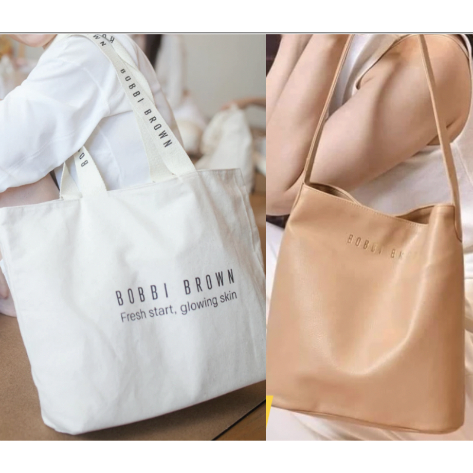 73 MEDIUM BUCKET BAG 27.5 IN BROWN SMOOTH CALFSKIN