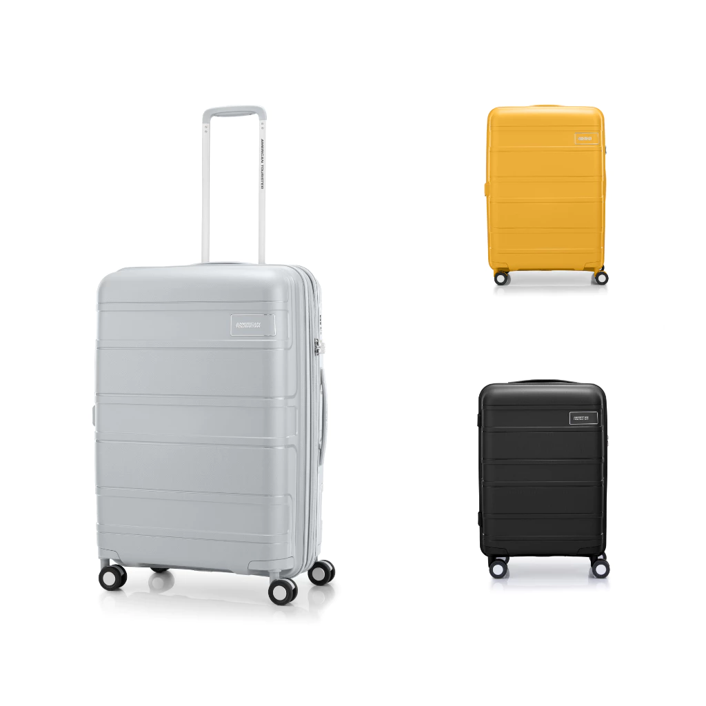AMERICAN TOURISTER กระเป๋าเดินทางล้อลาก (25นิ้ว) น้ำหนักเบาพิเศษ รุ่น LITEVLO SPINNER 69/25 EXP TSA