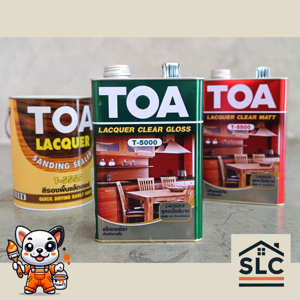 TOA ทีโอเอ แล็กเกอร์ Lacquer ซิลเลอร์ Sealer 1GL เหมาะสำหรับงานไม้และ ...