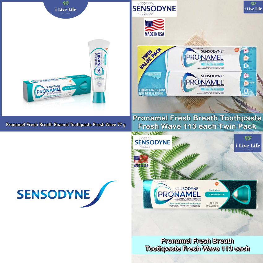 ยาสีฟัน เซ็นโซดายน์ Pronamel Fresh Breath Toothpaste Fresh Wave 113 g ...