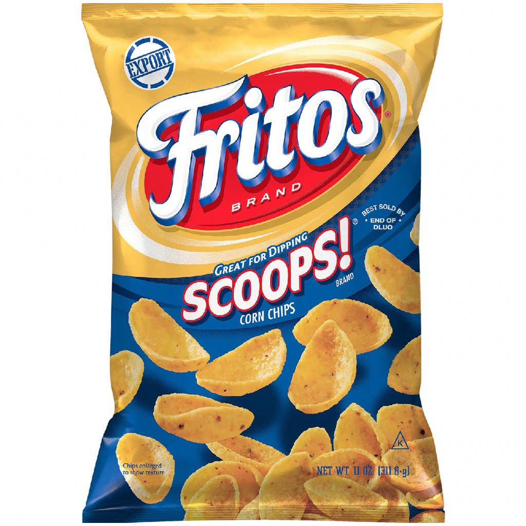 [พร้อมส่ง] Fritos Scoops Corn Chips 312g./ Corn Chip Regular 312g ...