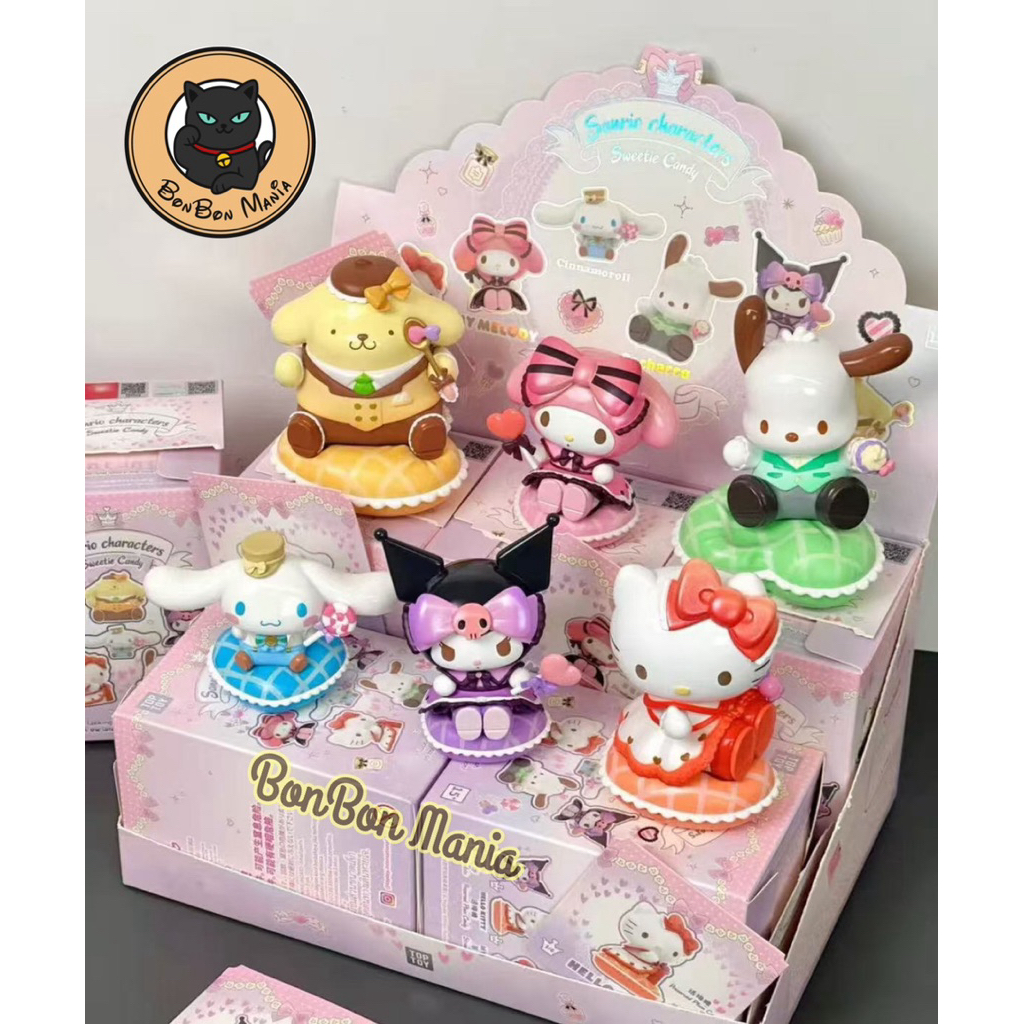 [แบบแยก-เลือกตัวได้]TOP TOY Sanrio Characters Sweetie Candy series blind box set