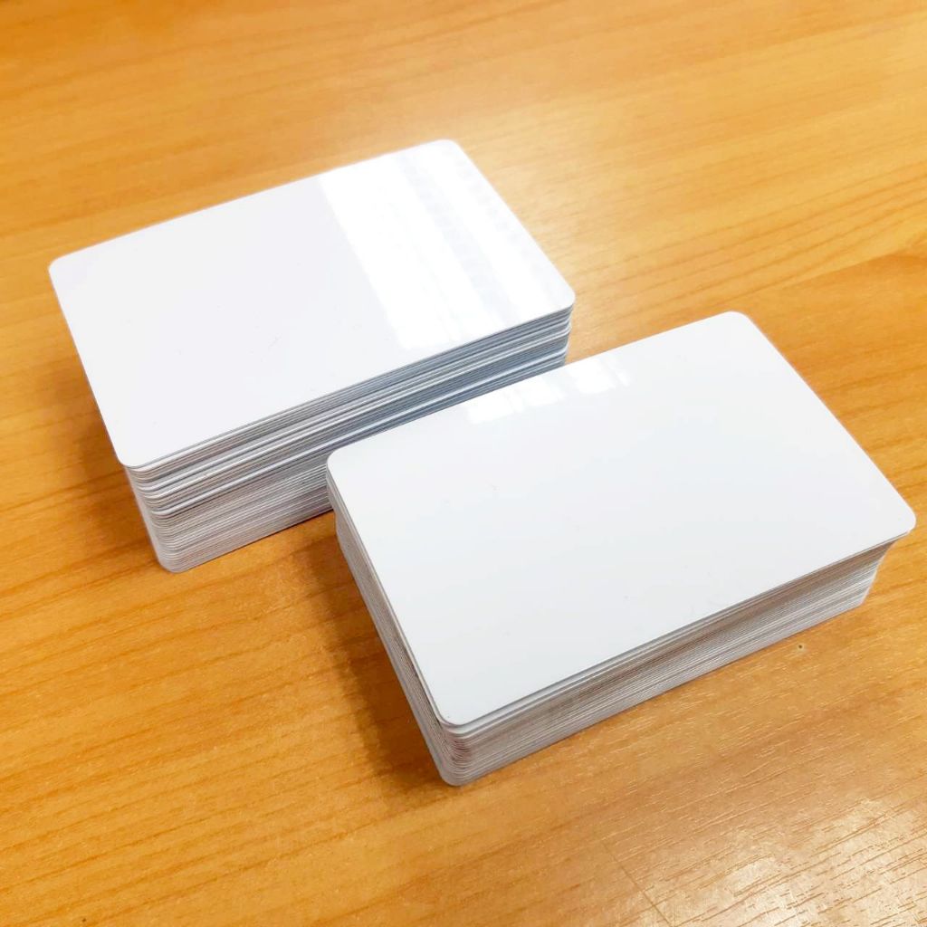 บัตร PVC Card INKJET สำหรับเครื่องพิมพ์บัตรน้ำหมึกอิงค์เจ็ท | Shopee ...