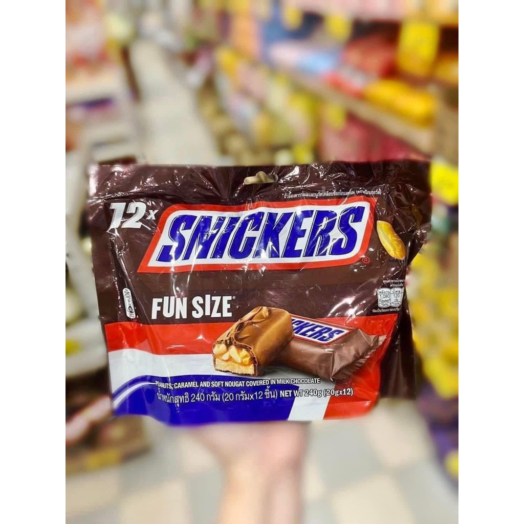 Snickers สนิกเกอร์สรสออริจินัล 240 กรัม | Shopee Thailand