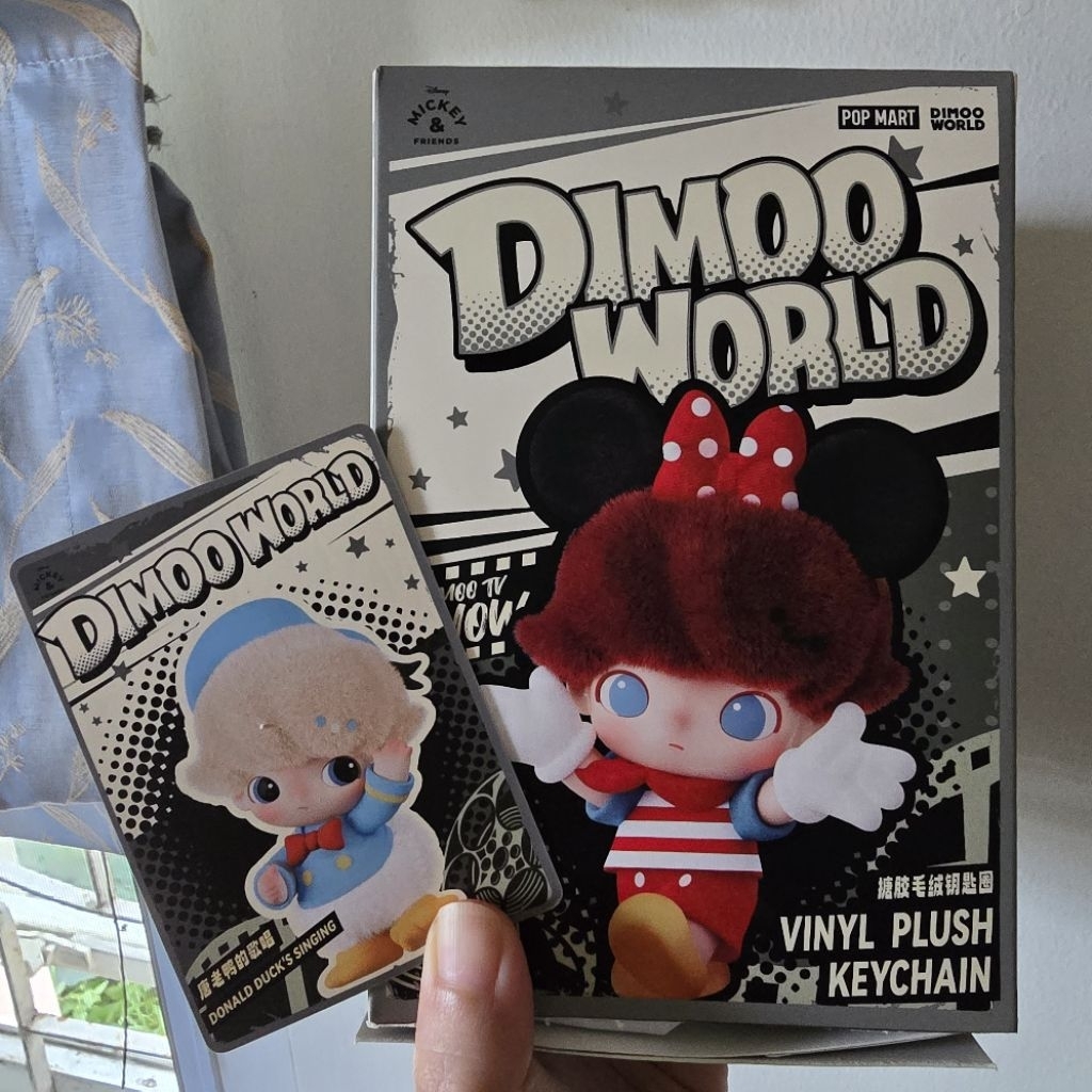 พวงกุญแจ Dimoo World Disney Donaldduck เช็คการ์ด | Shopee Thailand