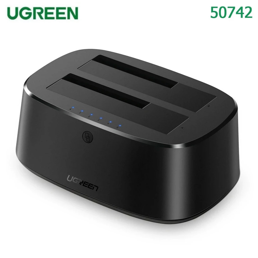 พร้อมส่ง UGREEN 50742 USB 3.0 to Dual Bay Hard Drive Dock | Shopee Thailand