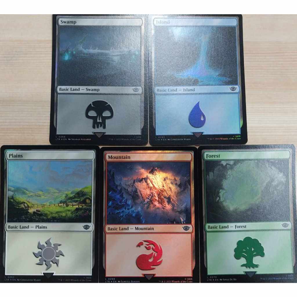 MTG Singles Basic Lands Foil The Lord of the Rings: Tales of Middle ...