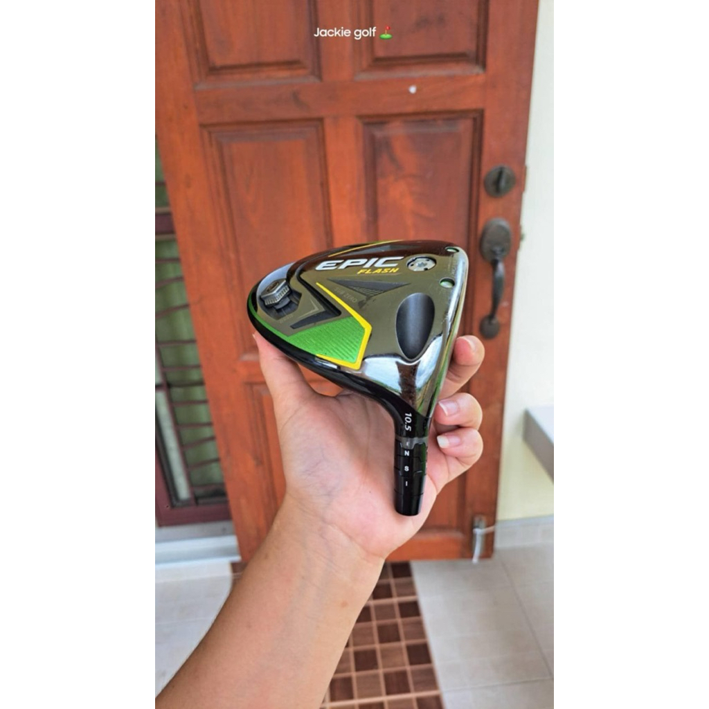 ไม้กอล์ฟ มือสองสภาพดี หัวไดรเวอร์ Callaway Epic Flash Sub Zero Loft 10. ...