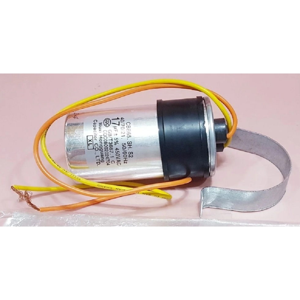 คาปาซิเตอร์เครื่องซักผ้าชาร์ป SHARP 40/70/21 50/60Hz 17uF +/- 5% ...