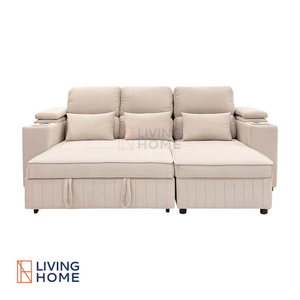 โซฟา L-Shape 3 ที่นั่ง ปรับนอนได้ ขนาด 254x173x104 ซม. รุ่น SEPHONE (เซ ...