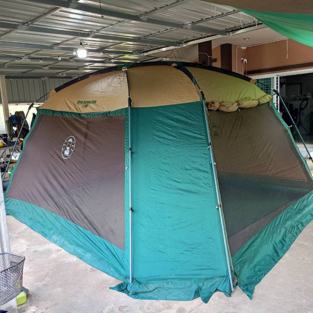 461. Coleman 3 pole screen tarp | Shopee Thailand