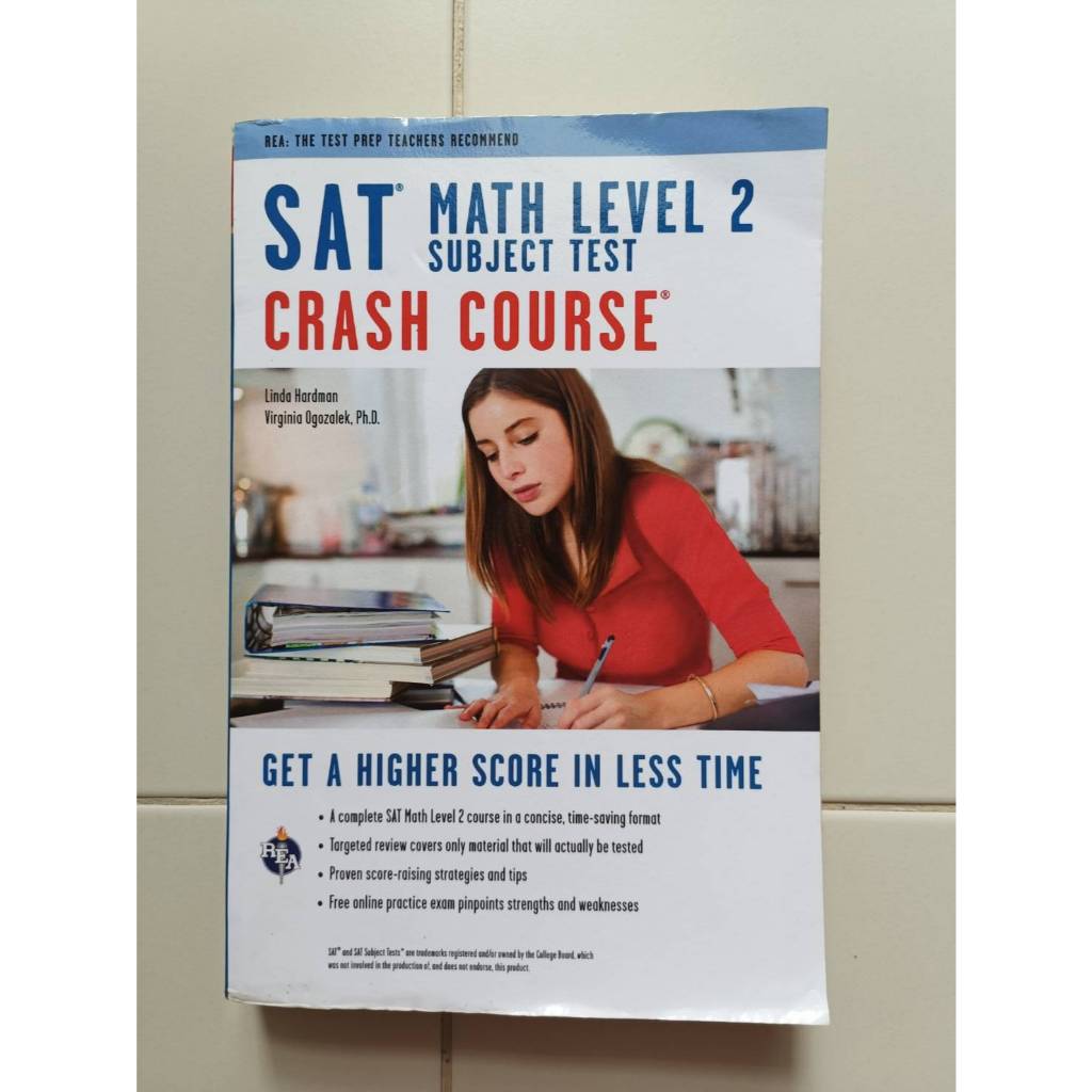 หนังสือ SAT Subject Test: Math Level 2 Crash Course Book มือสอง ...