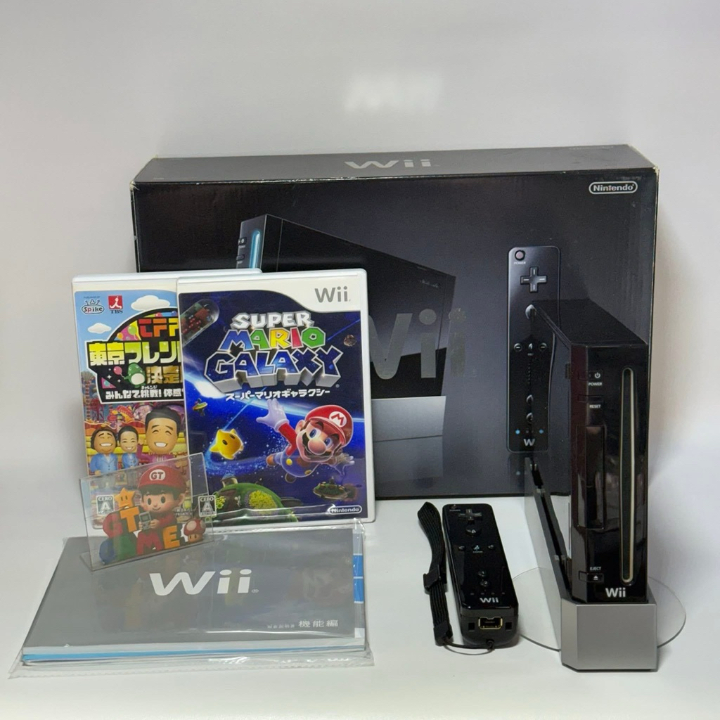 Nintendo Wii black Boxes Japan 110v. Original disc version | Shopee ...