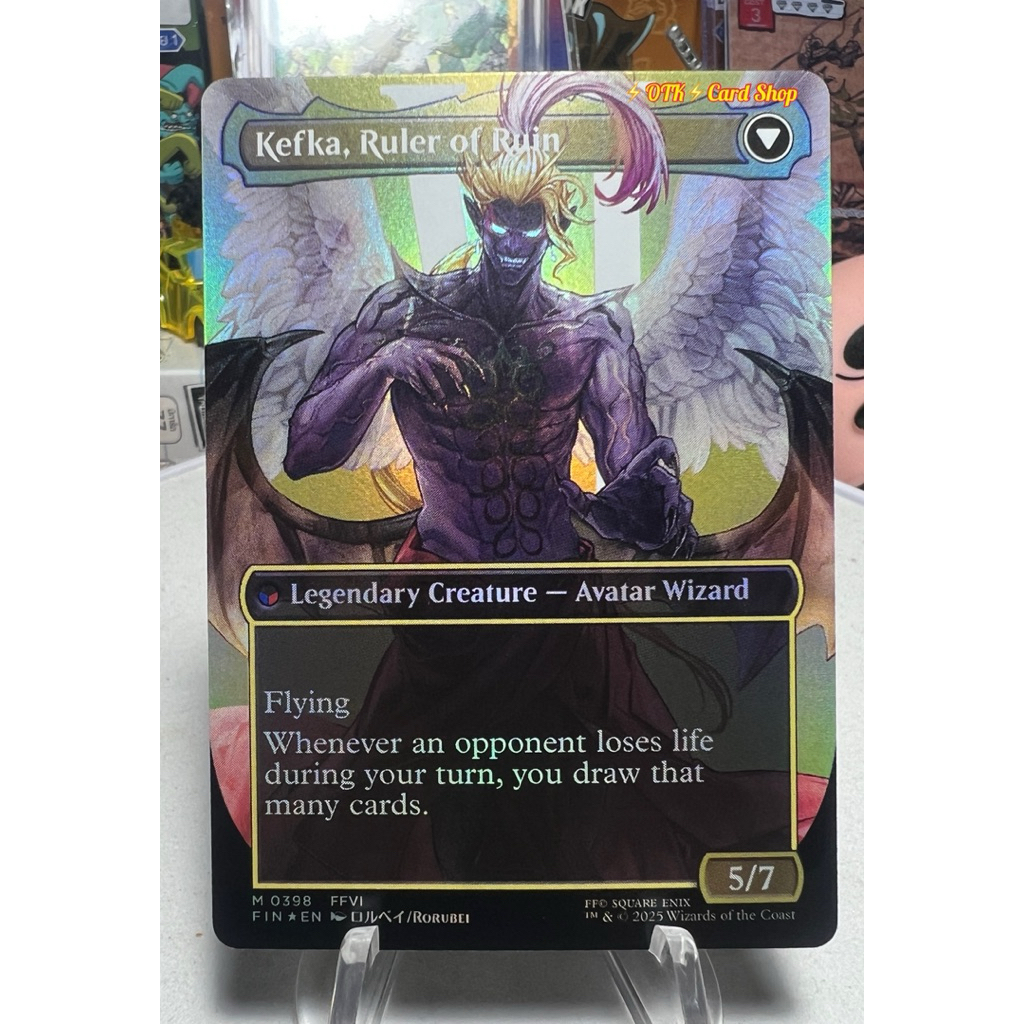 MAGIC THE GATHERING FINAL FANTASY [MTG-FF]Kefka,Court Mage  EnglishSingle Card Rarity: [B]Borderless Mythic Foil | Shopee  Thailand