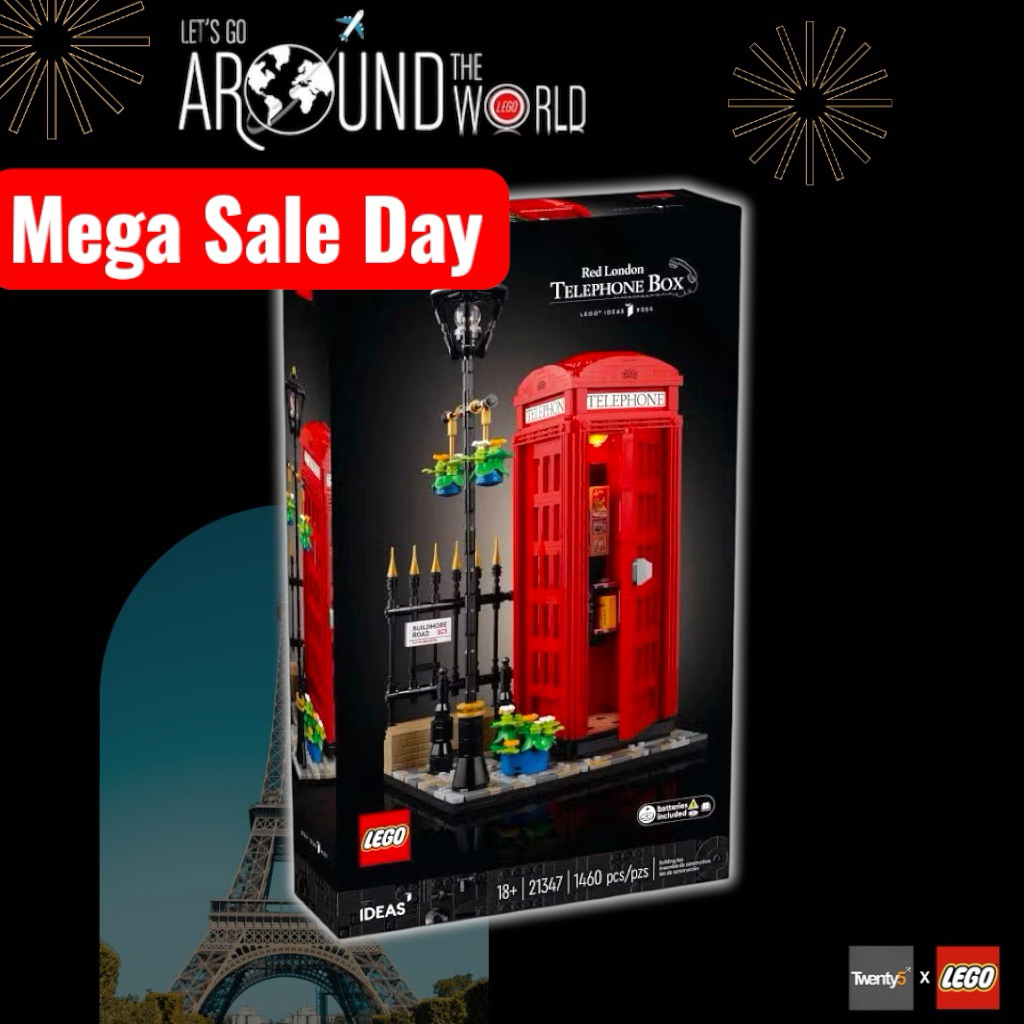 (พร้อมส่ง) Lego 21347 Red London Telephone Box เลโก้ของใหม่ ของแท้ 100% ...
