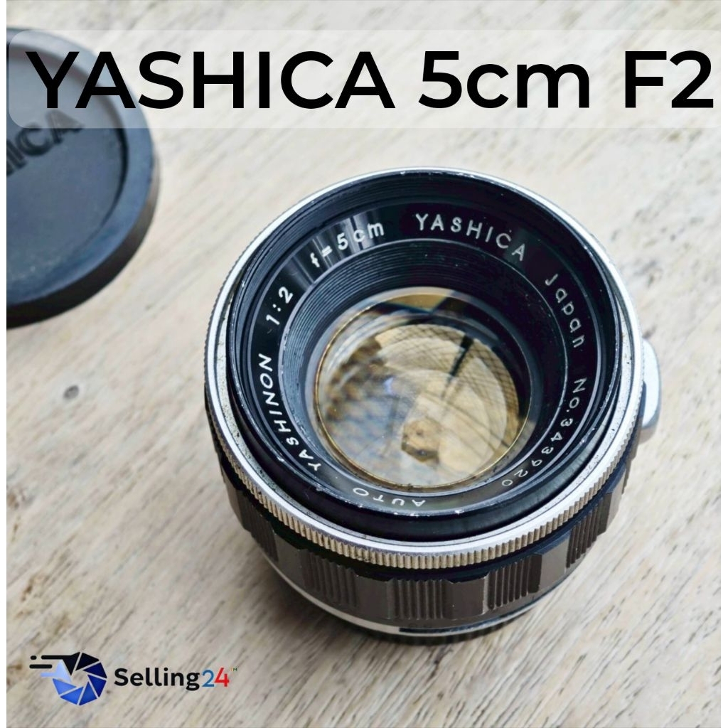 เลนส์ YASHICA AUTO YASHINON 5cm f2 (16) MF Lens for Mount M42