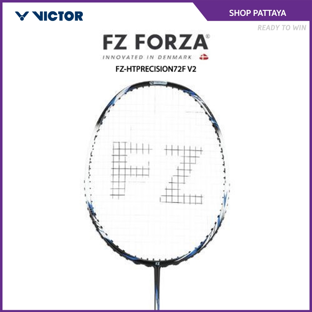 (พร้อมส่ง) FZ FORZA ไม้แบดมินตัน รุ่น FZ-HTPRECISION72F V2 CF 84 ฟรี ...