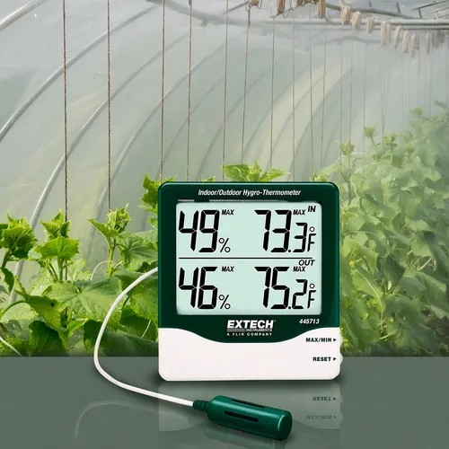 Extech 445713 Big Digit Indoor/Outdoor Hygro-Thermometer | Shopee