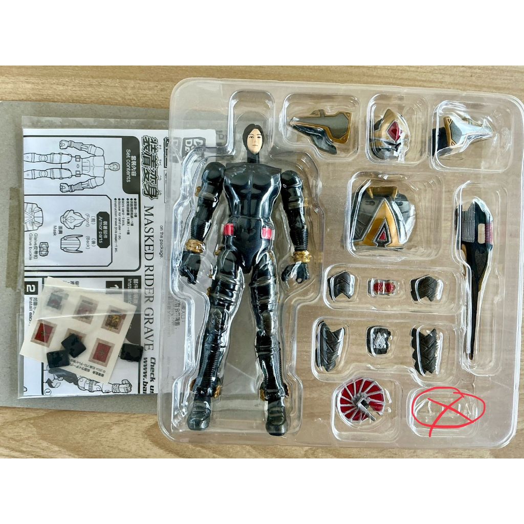 (อะไหล่,ตำหนิ)มือ2 เกราะเหล็ก Souchaku Henshin Series Masked Rider ...