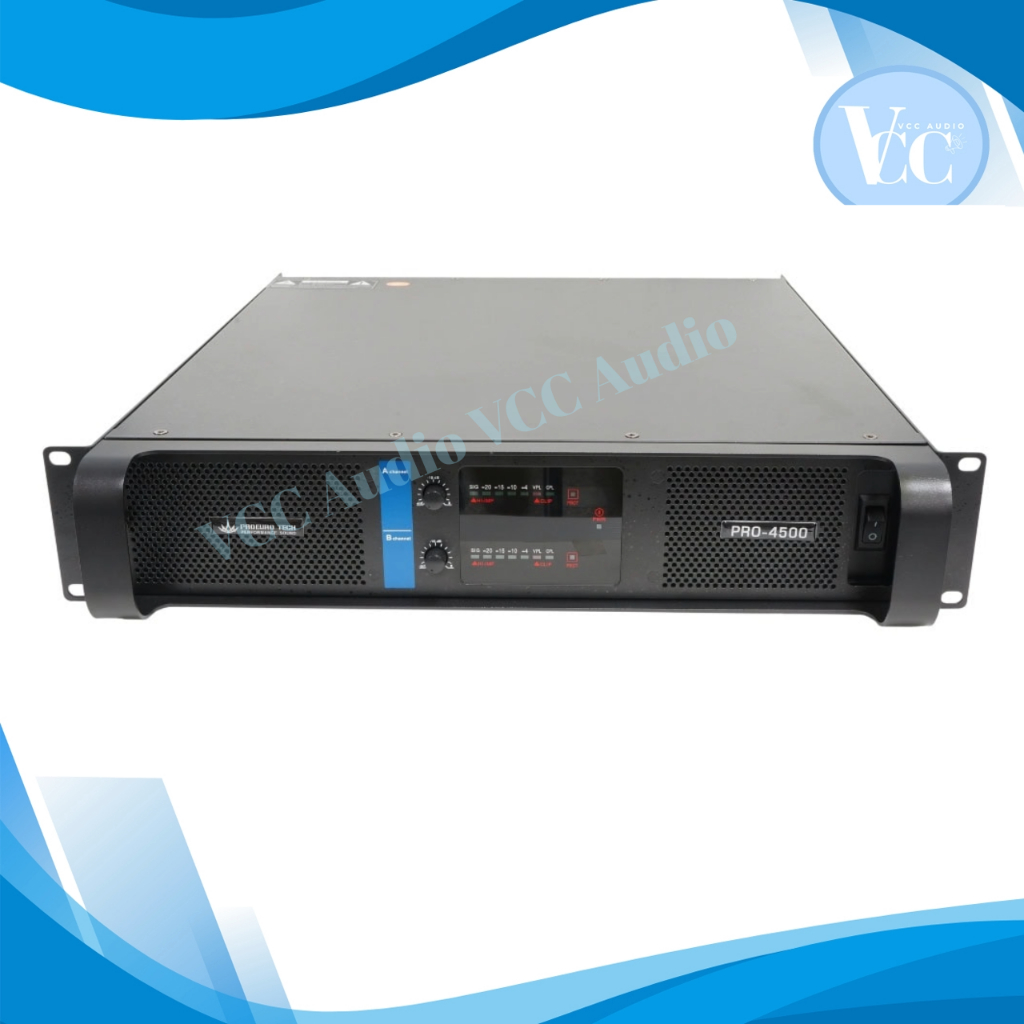 PROEURO TECH PRO-4500 เพาเวอร์แอมป์ 2 แชนแนล กำลังขับ 700 วัตต์ที่ 4 ...