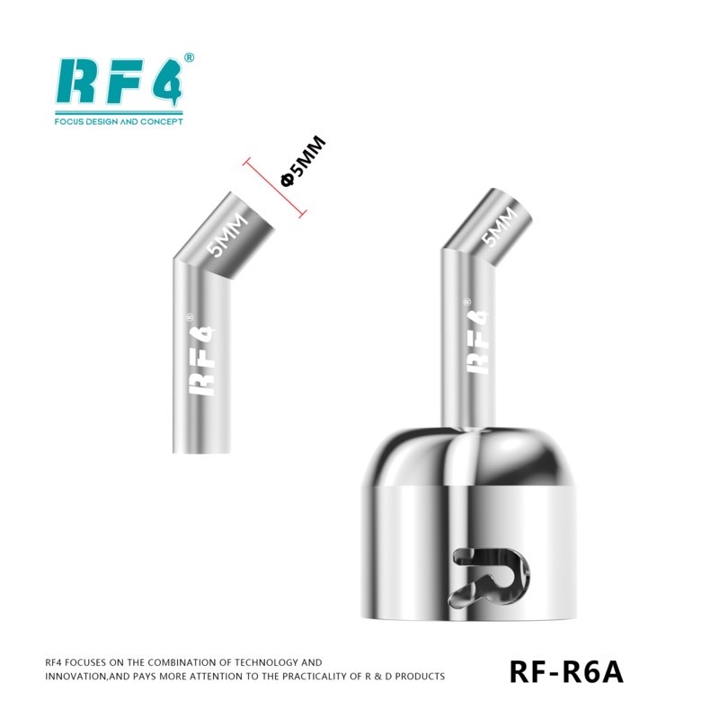 RF4 RF-R6A 6 in 1 Bent โค้งความร้อน Diagonal Air Gun หัวฉีดสําหรับ ...