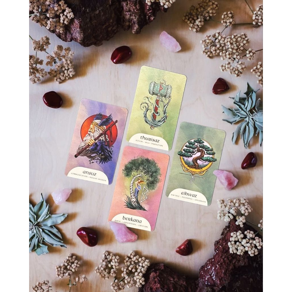 Rune Magic Oracle Deck ไพ่ออราเคิลรูนส์ Rune Oracle Cards Decks ...