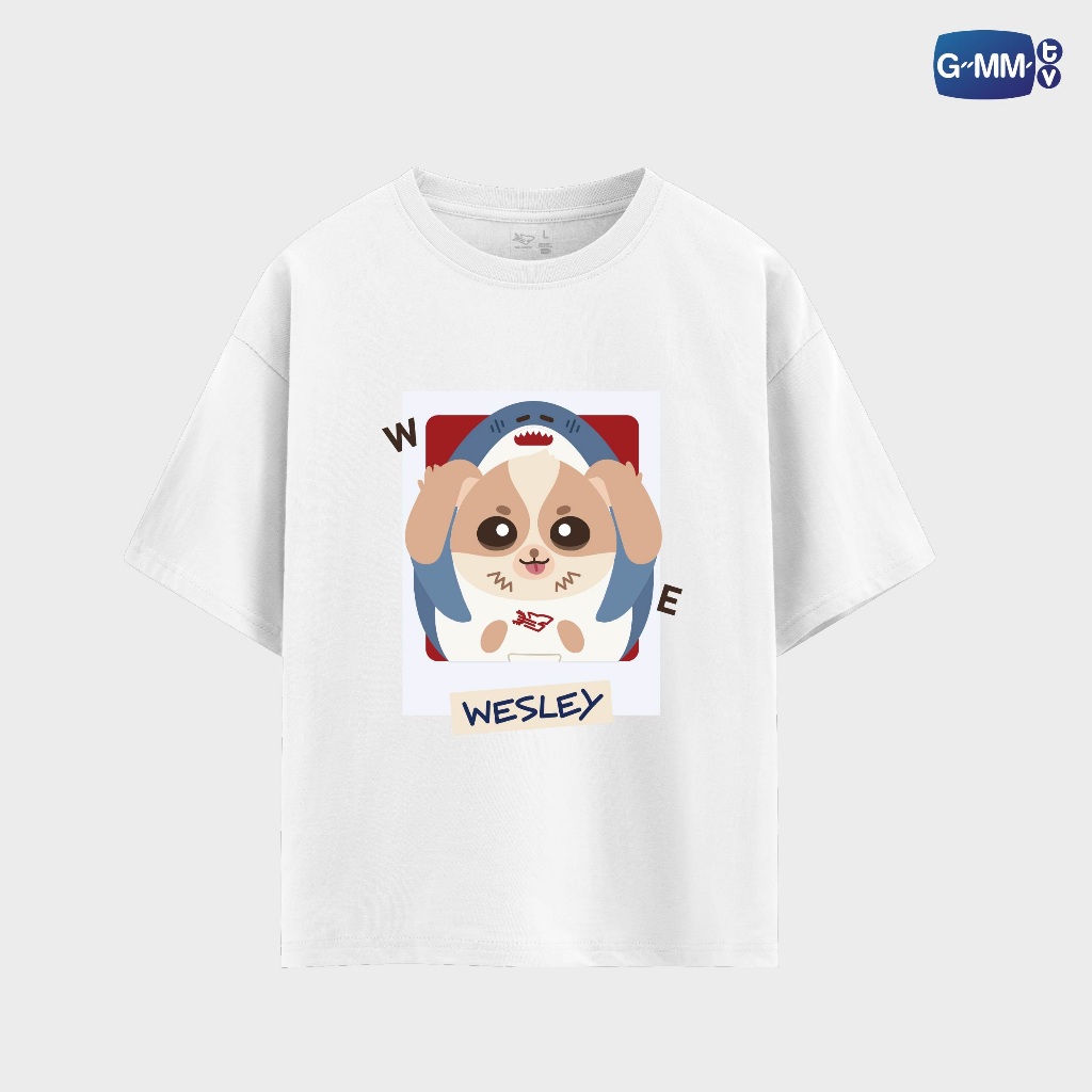 GMMTV Est MIDDLE RIDDLE Tシャツ WilliamEst Est☆Middle Riddle白Tシャツ WilliamEst gmmtv Middle Riddle