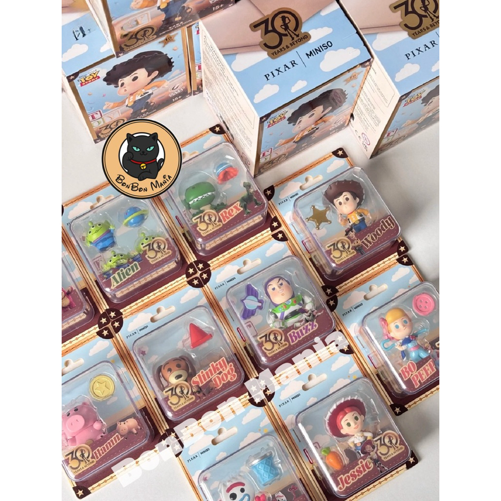 [แบบแยก-เลือกตัวได้]Miniso Disney Pixar Toy Story 30Years & Beyond Unlimited Play Magnetic series blind box set