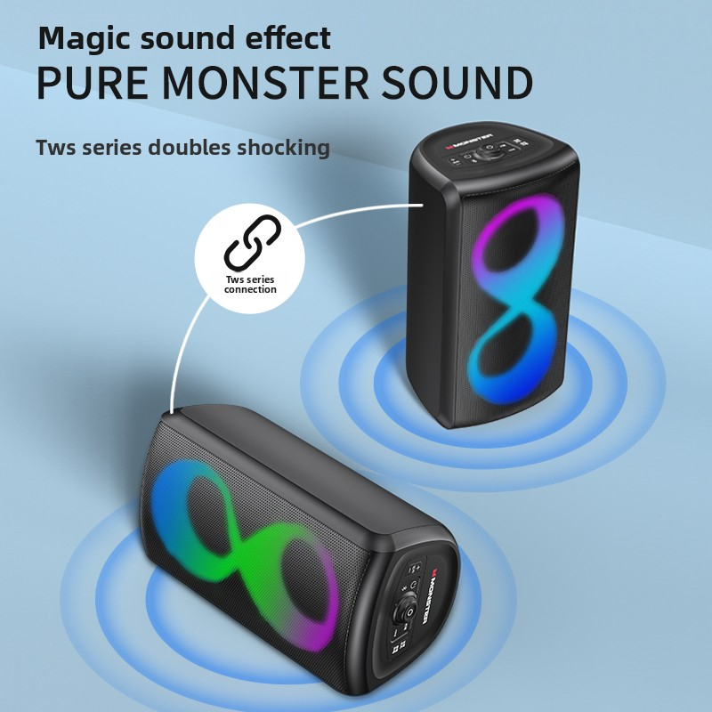 Magic Sound Cycle Plus Outdoor Square Dance เสียงบลูทู ธ กำลังสูงพร้อม ...