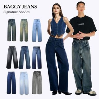 Merge Official - Baggy Jeans Signature Shades (có sẵn)