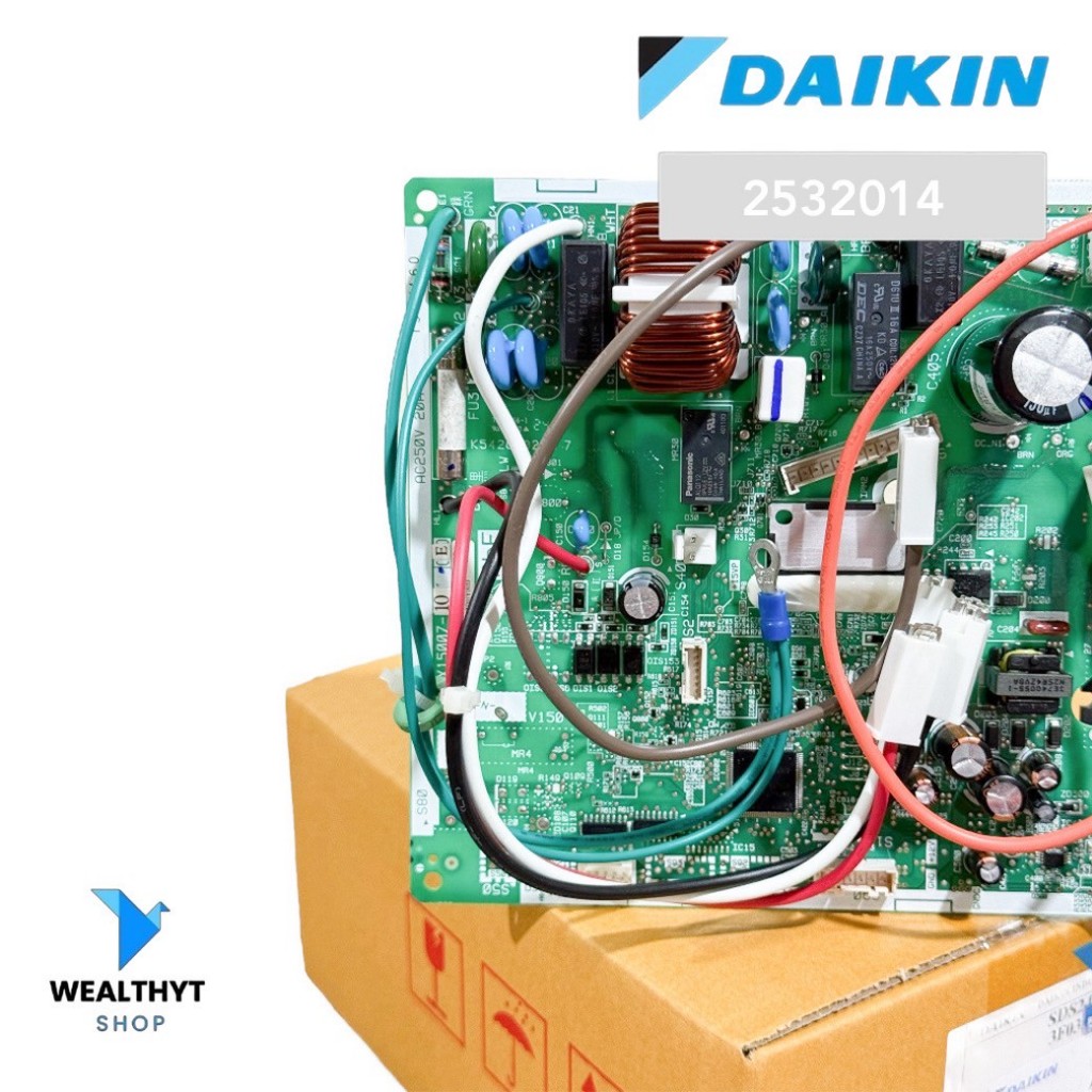 2532014 แผงวงจรแอร์ Daikin แผงบอร์ดแอร์ไดกิ้น แผงบอร์ดคอยล์ร้อน แอร์ไดก ...