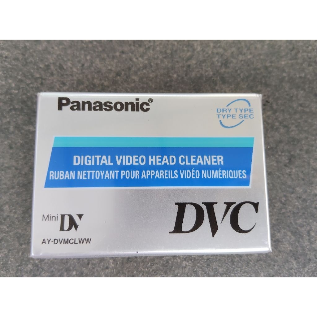 ม้วนล้างหัวกล้องถ่ายวีดีโอ Panasonic Mini DV Head Cleaning Tape ของใหม่ ...