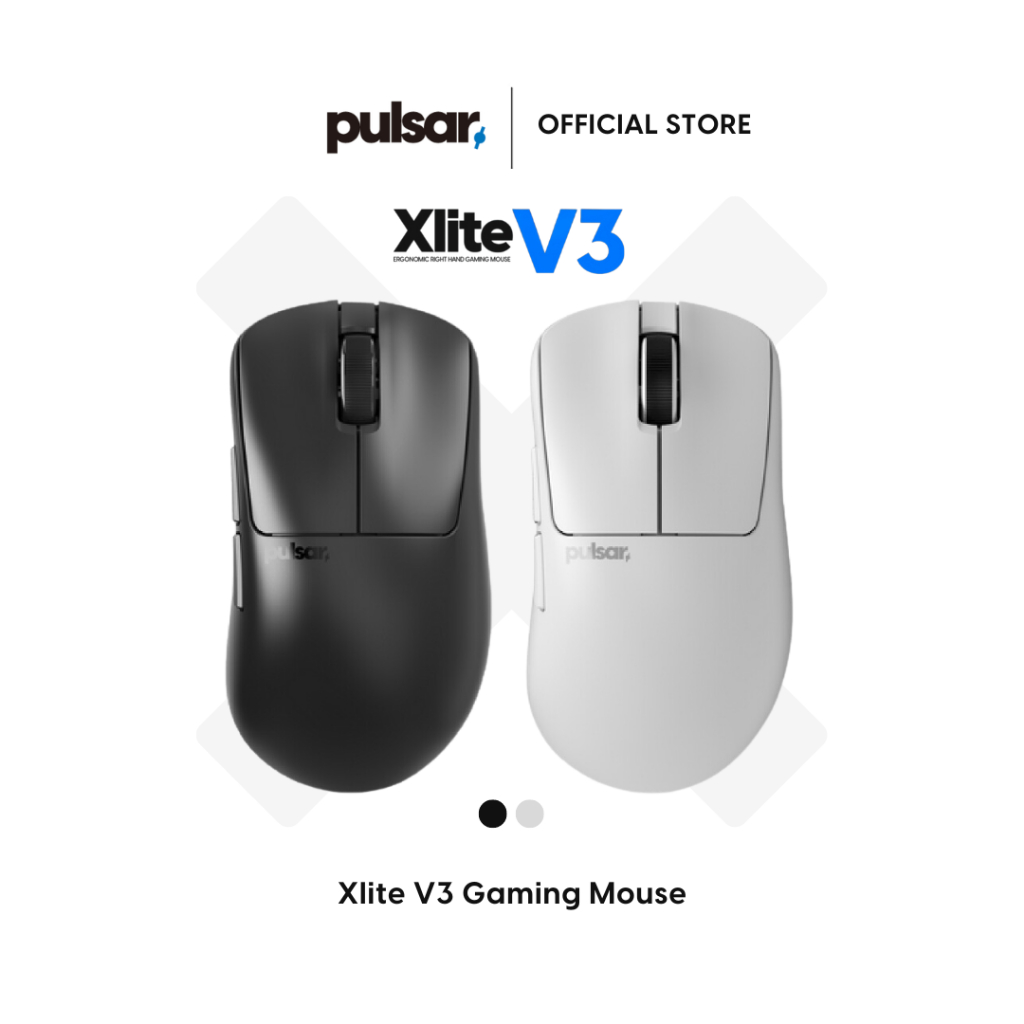 เมาส์ [MOUSE] Pulsar Xlite V3 (mini) Black Wireless Gaming Mouse ...