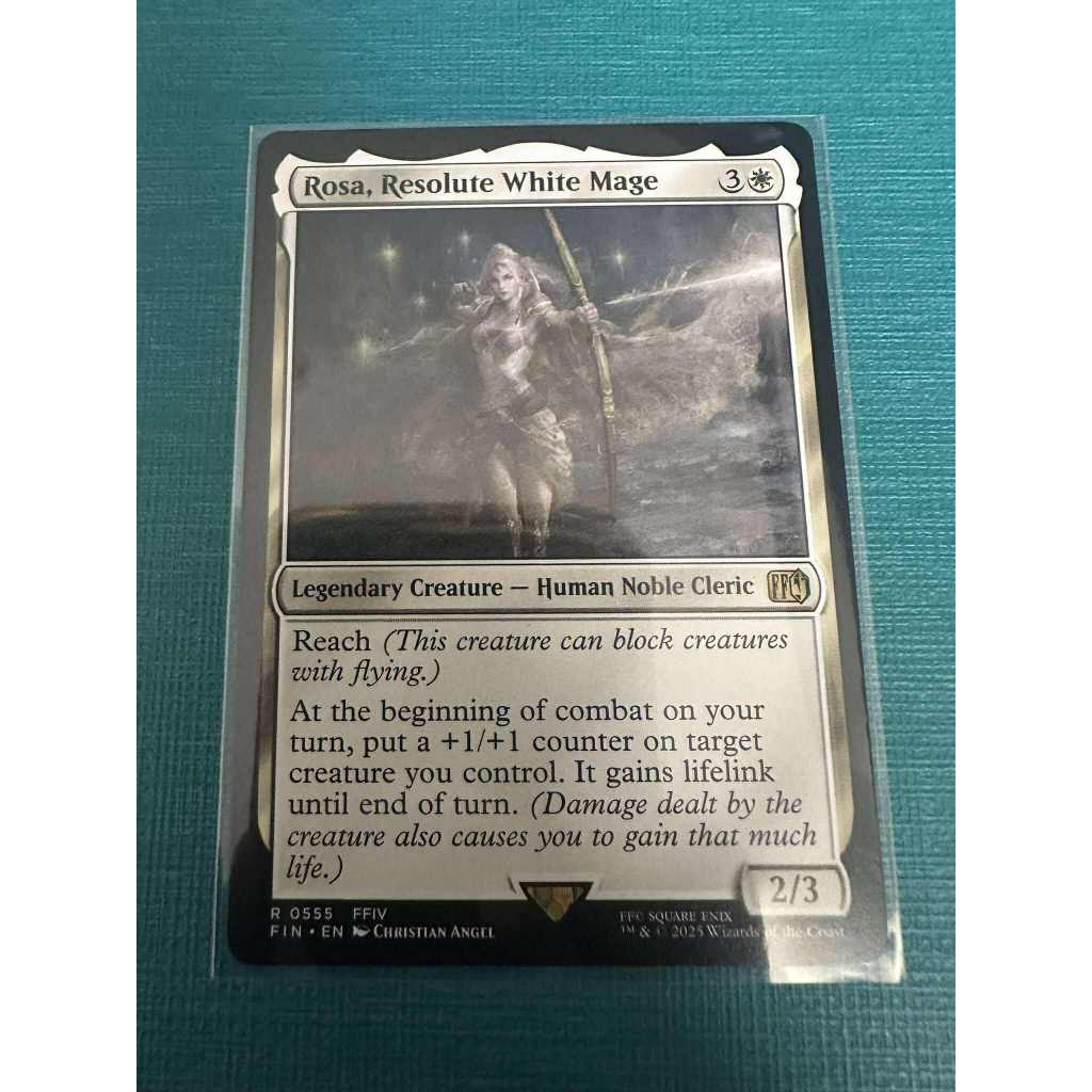 Rosa, Resolute White Mage (Starter Kit)  Magic The Gathering MTG    Final Fantasy | Shopee Thailand