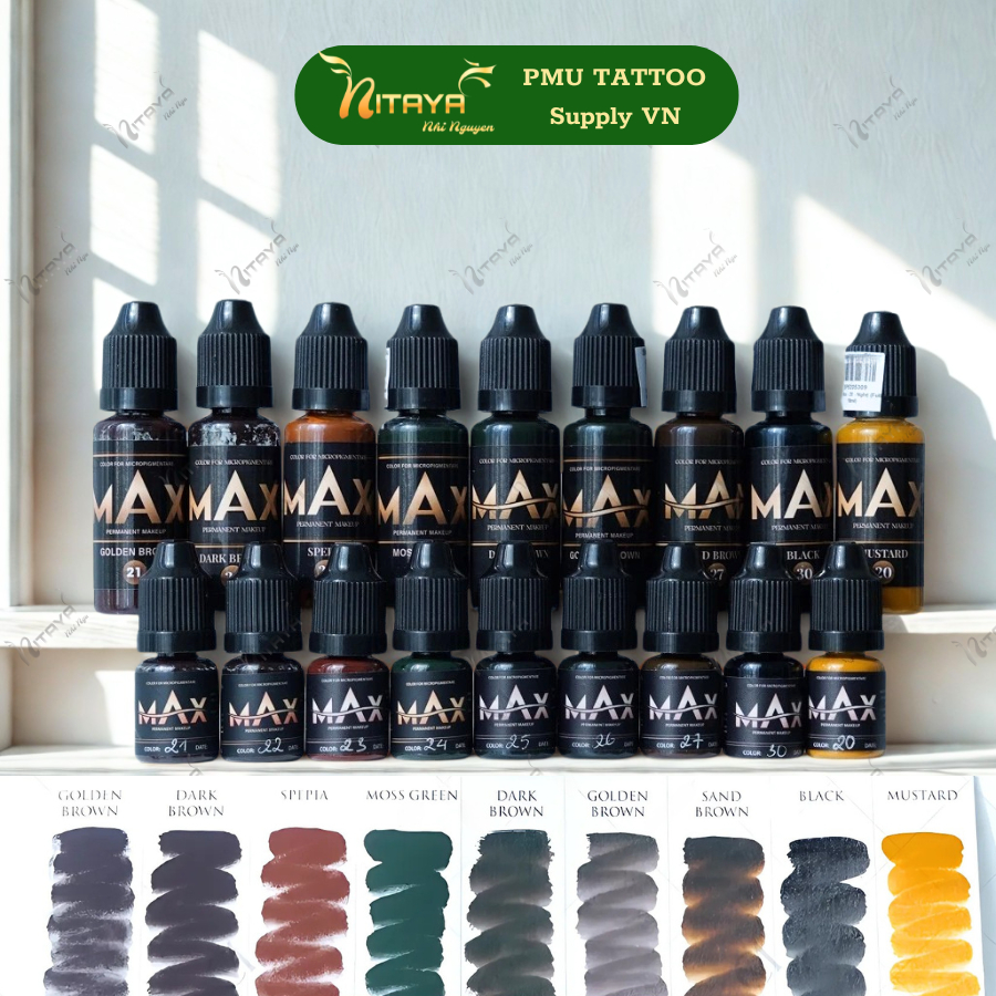 MAX INK 18ml สำหรับคิ้วและเปลือกตา - Master THAO VU Vietnam | Shopee ...