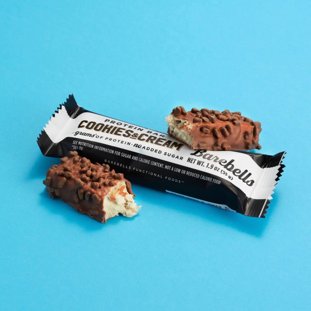 Barebells Protein Bars Cookies & Cream 55g. 20g High Protein , 1g Total ...