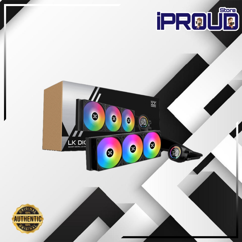 (ระบบระบายความร้อนด้วยน้ำ CPU LIQUID COOLER) XIGMATEK LK 360 DIGITAL ...